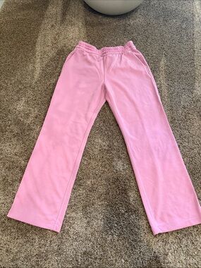 lululemon athletica Light Pink Wide-Leg Lounge Pants
